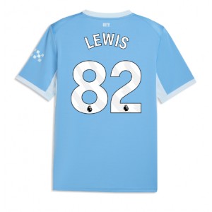 Manchester City Rico Lewis #82 Jalkapallovaatteet Kotipaita 2026-27 Lyhythihainen